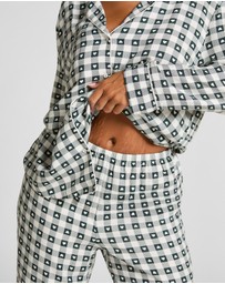 Hunkemoller - Long Sleeve Twill Print PJ Set