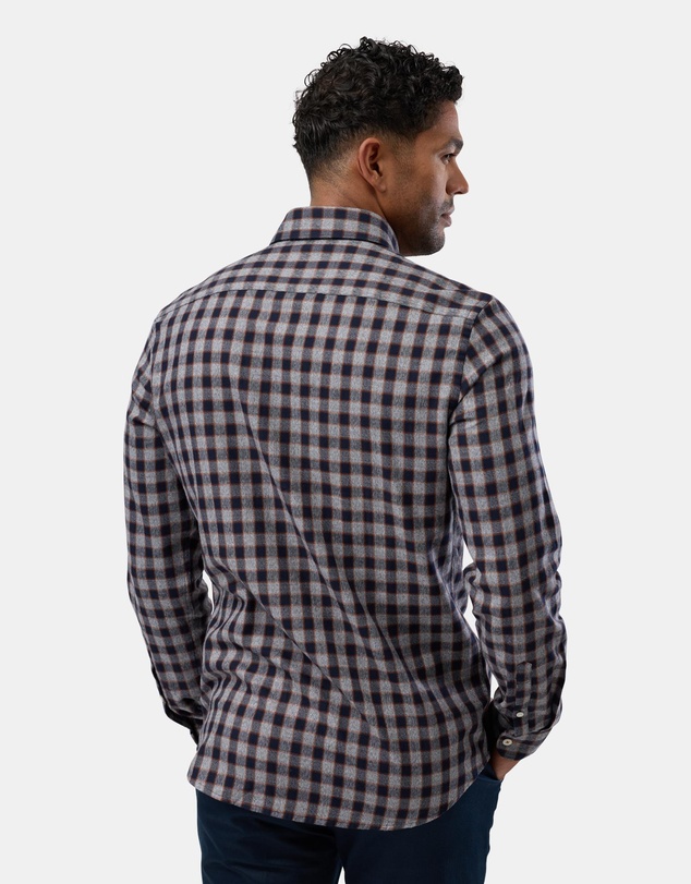 Brooksfield - Brushed Cotton/Tencel Shirt