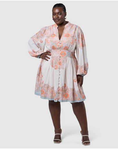 Pink Dusk by Curve Project - Virginia Mini Dress