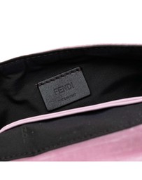Pre-Loved by Azura Reborn - Pre-Loved Mini Zucca Embossed Velvet Baguette Satchel