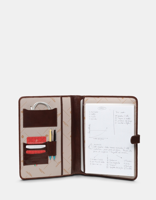 Republic of Florence - Imperial Brown Leather Compendium