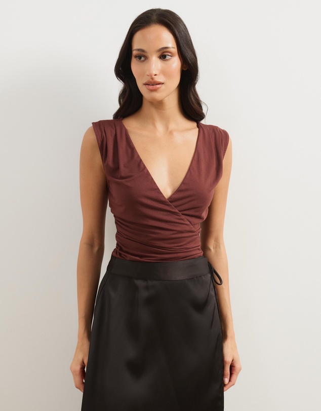Atmos&Here - Luna Cross Over Off Shoulder Top