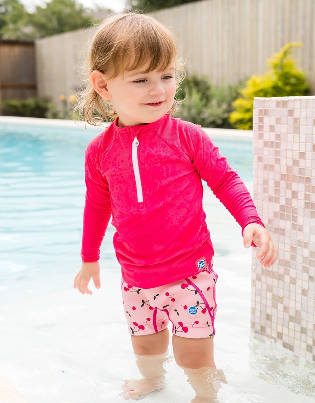 Splash About - Splash Jammer Reusable Swim Nappy & Liners Bundle - Cherry Baby