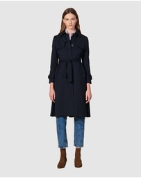 Sandro - Navy Trench Coat