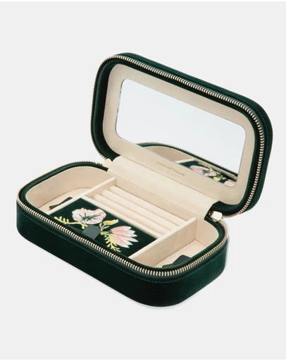 Wolf - Wolf Zoe Travel Zip Case Forest Green