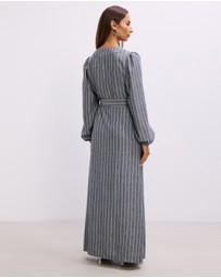The Fated - Ellisa Wrap Maxi Dress