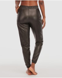 Spanx - Leather-Like Jogger Pants