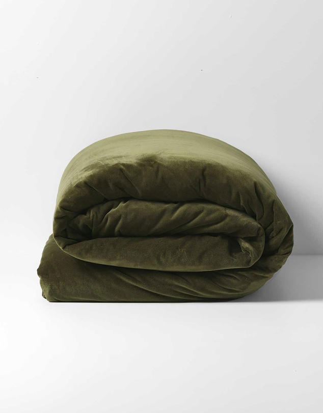 Aura Home - Luxury Velvet Quilt Cover