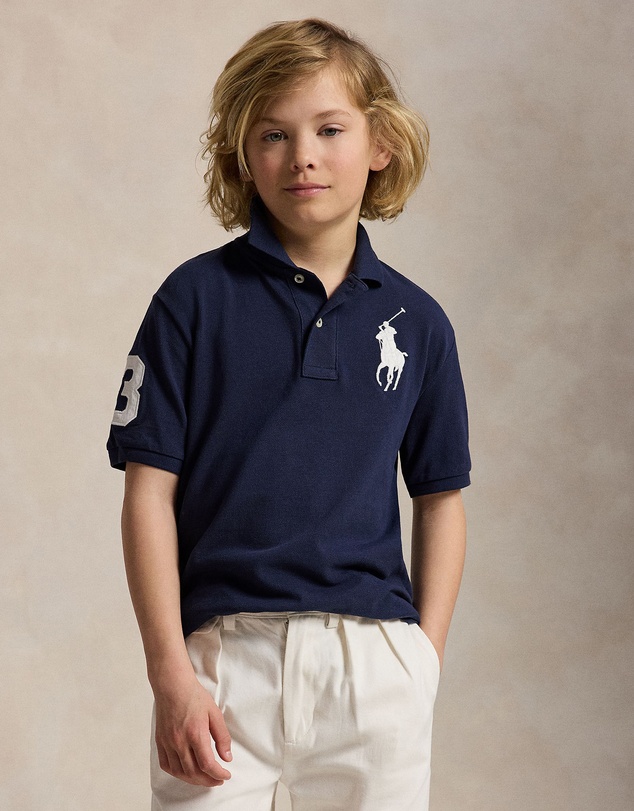 Polo Ralph Lauren - Big Pony Cotton Mesh Polo Shirt - Teens