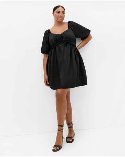 City Chic - Minna Babydoll Mini Dress