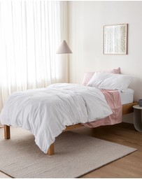 Sheet Society - Leo Washed Cotton Quilt Cover Set
