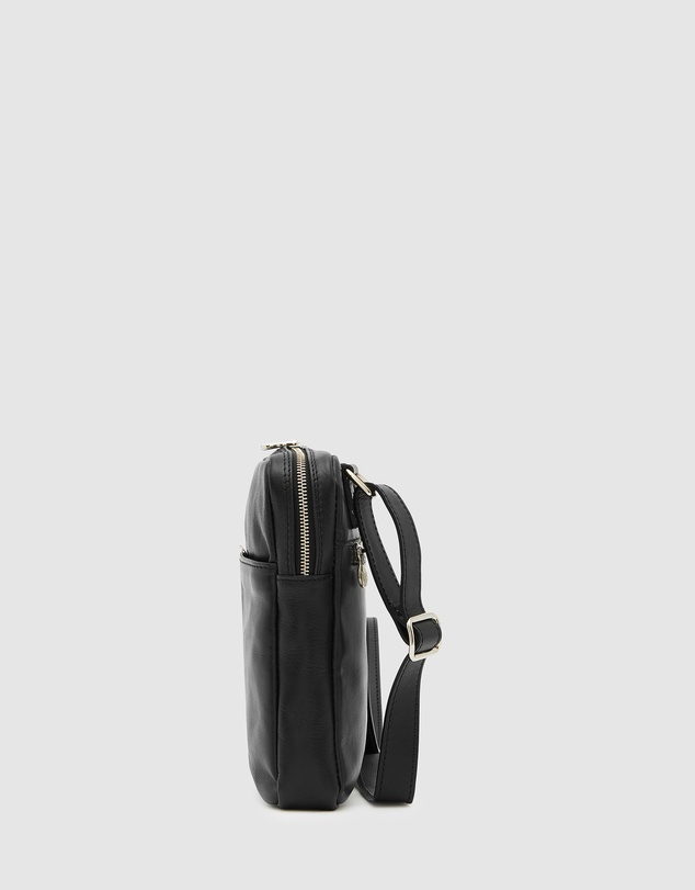 Republic of Florence - Gaius Black Leather Satchel Bag
