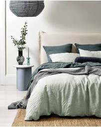 Aura Home - Emile Linen Standard Pillowcase