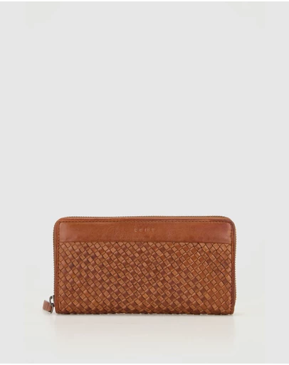 Evity - RFID Palma Leather Zip Wallet