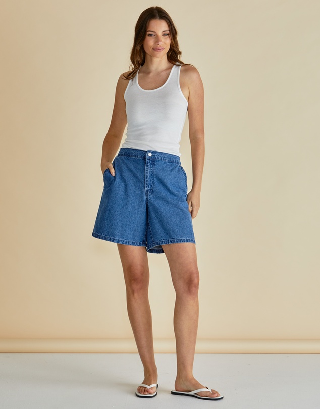 Betty Basics - Breeze Relaxed Denim Shorts