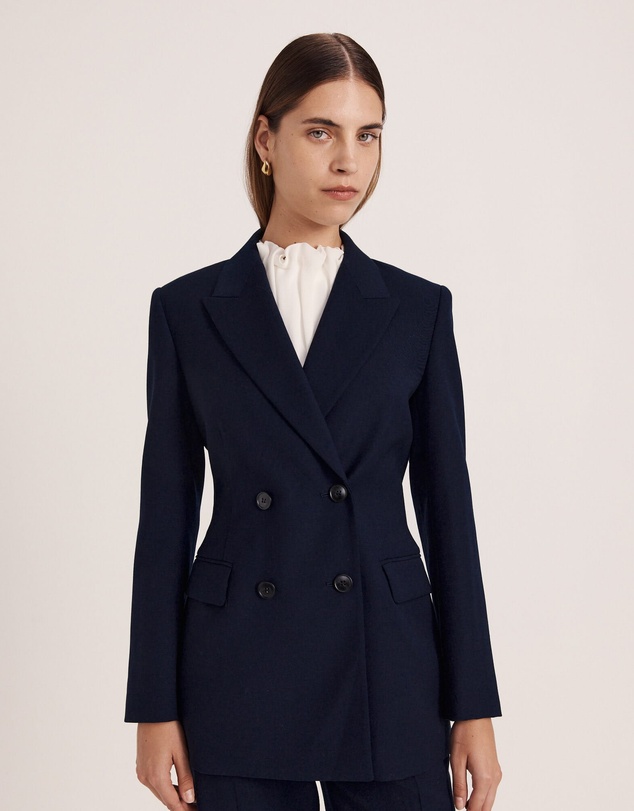 SABA - Celeste Wool Double Breasted Blazer