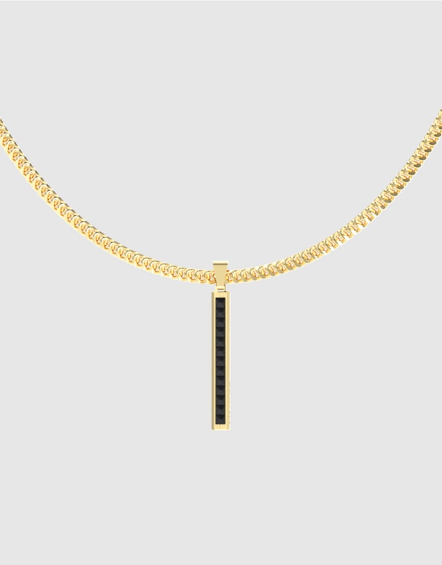 GUESS - Gold-Tone Guess Noir Necklace