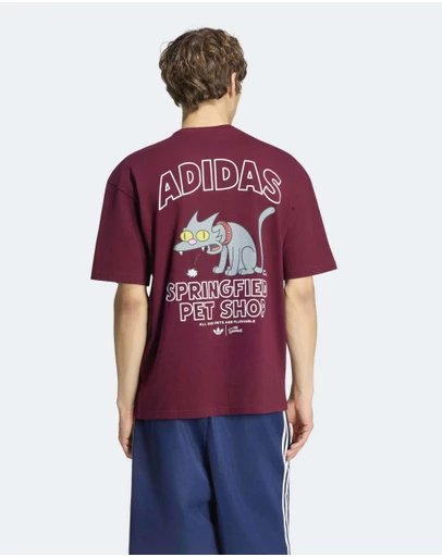 adidas Originals - adidas x The Simpsons Snowball Graphic Oversized T-shirt Mens