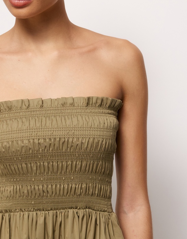 AERE - Aminta Strapless Midi Dress