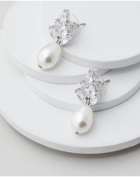 Stephanie Browne - Bocheron Drop Pearl Earrings