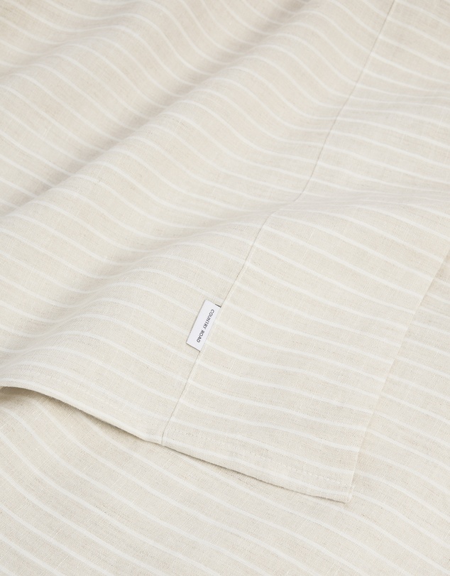 Country Road - Skye Linen Queen Flat Sheet