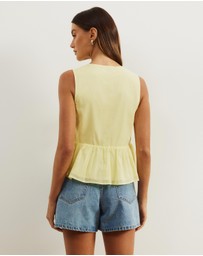 Atmos&Here - Tilly Peplum Shift Top