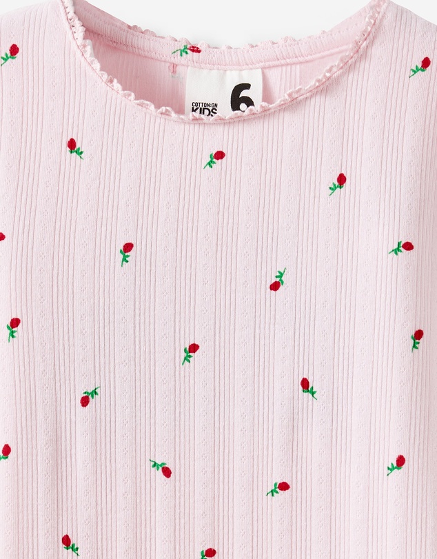 Cotton On Kids - Fitted Ls Essential Top