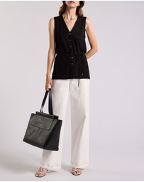 David Lawrence - Jordan Silk Blend Knit Vest