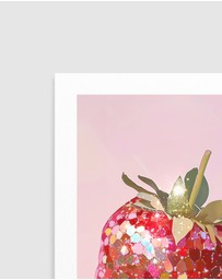Olive et Oriel - Sparkling Strawberries by Melloi Art Prints Art Print