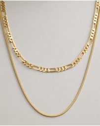Luv Aj - Cecilia Chain Necklace Stack