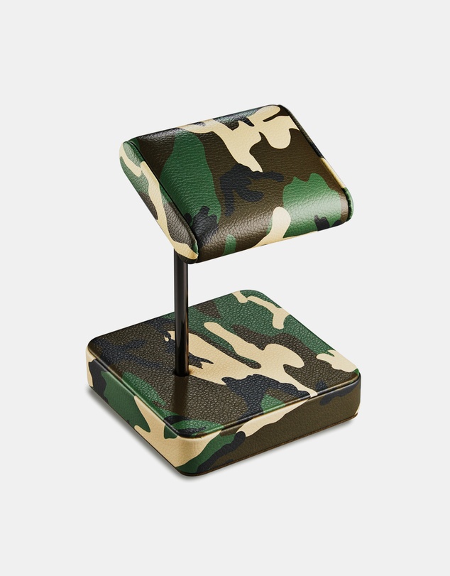 Wolf - Wolf Elements Single Watch Stand Black & Green