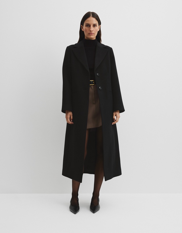 Country Road - Wool Felt Long Coat