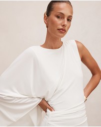 Forever New - Fleur Cape Shoulder Maxi Dress