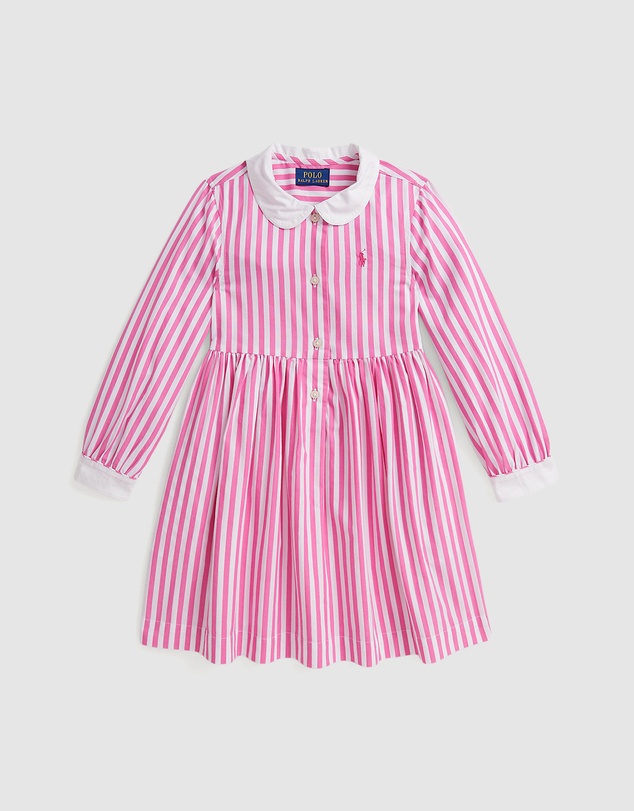 Polo Ralph Lauren - Striped Cotton Poplin Shirtdress - Kids