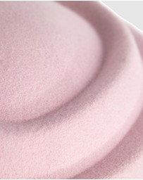 Max Alexander - Felt Pink Pillbox Hat