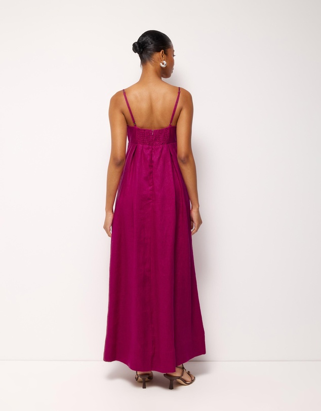 AERE - Aniya Linen Maxi Dress