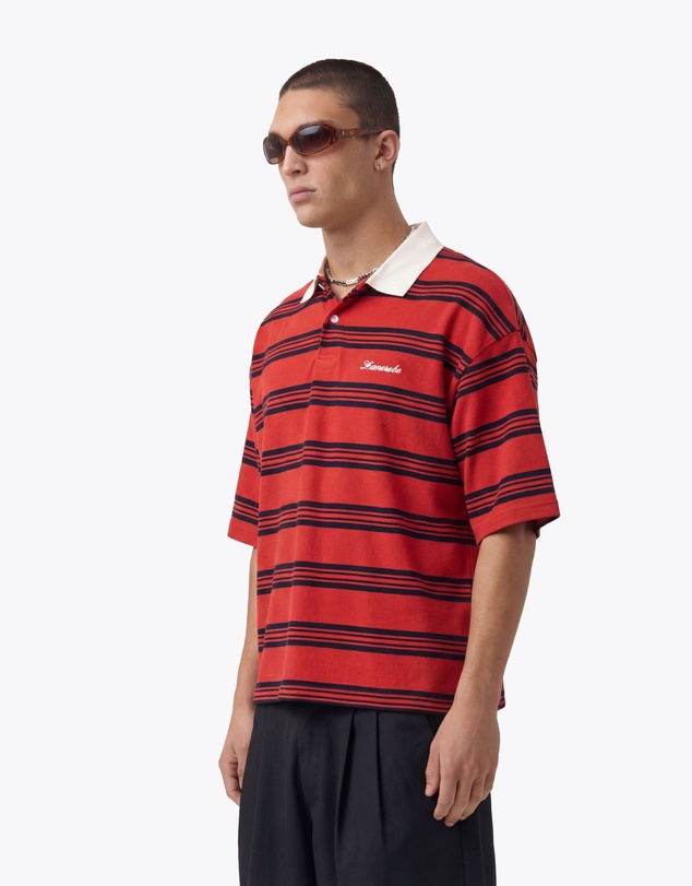 Zanerobe - Box Crop Polo Red/Navy