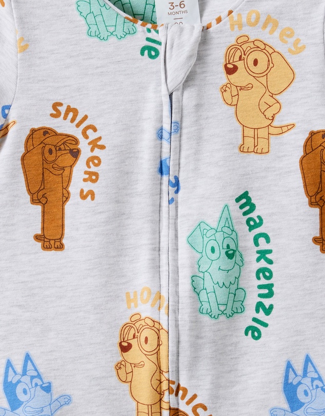 Cotton On Kids - Growie Short Sleeve Zip Romper - License