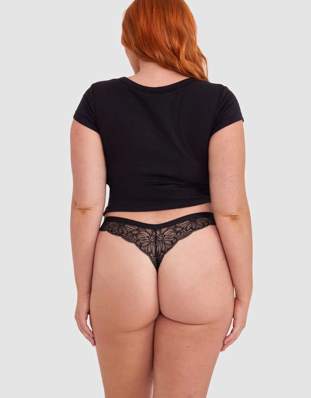 Bras N Things - Susannah V String - Black