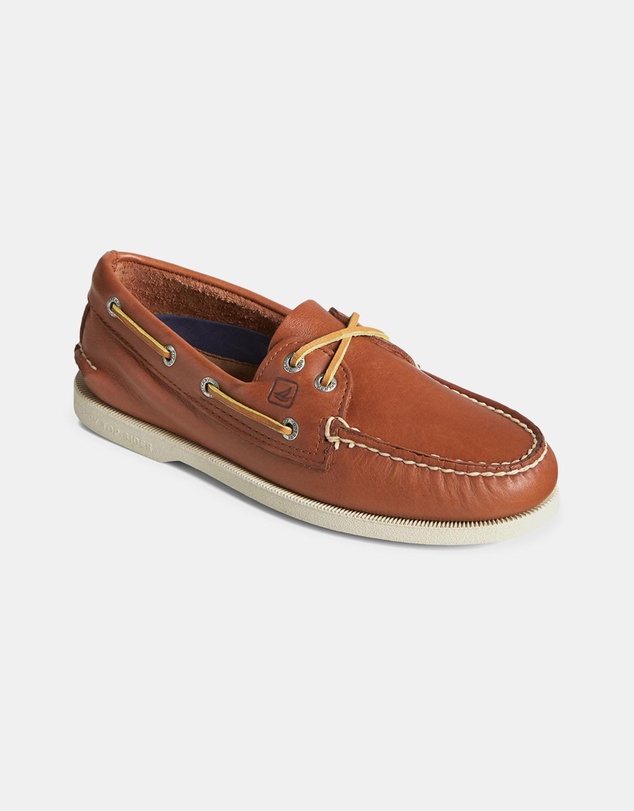 Sperry - Authentic Original 2-Eye Wide Leather Shoes - Men's