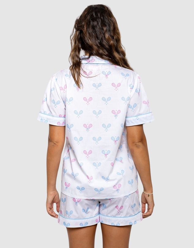 Sant And Abel - Women's Tennis Bows Short PJ Set