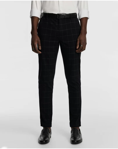 yd. - Loco Check Slim Chino