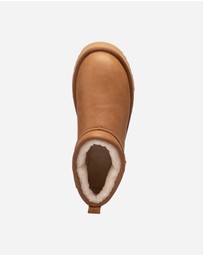 Ozwear Connection Uggs - Ugg Classic Platform Ultra Mini Boot (Oiled Leather) (4.5cm)