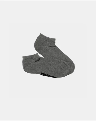 Fallen Footwear - Fallen Footwear Dissorder Padded Heel and Toe Lowcut Sock - Gray
