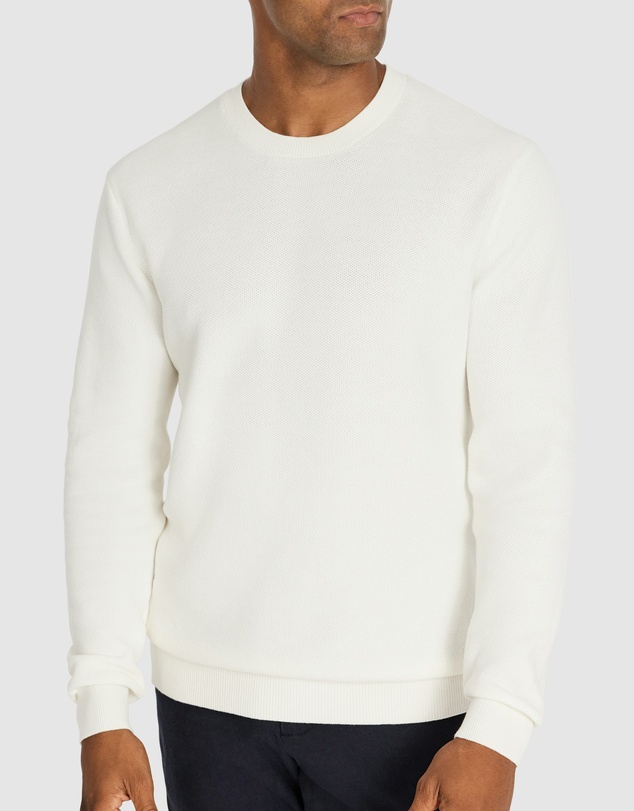 Tarocash - Idris Textured Crew Knit