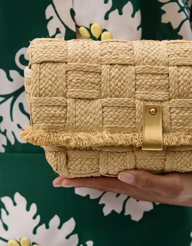 Oroton - Etta Medium Clutch Texture