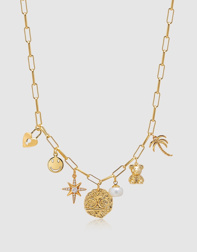 Nialaya Jewellery - Women's Charm Necklace