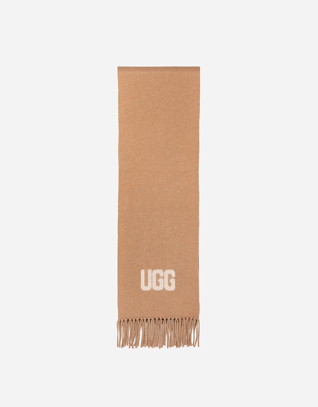Ozwear Connection Uggs - Ugg Logo Cashmere Aus Wool Woven Scarf