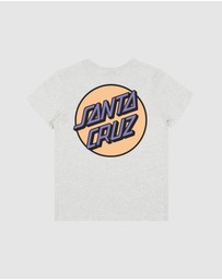 Santa Cruz - Other Dot Reverse Chest Tee - Teens