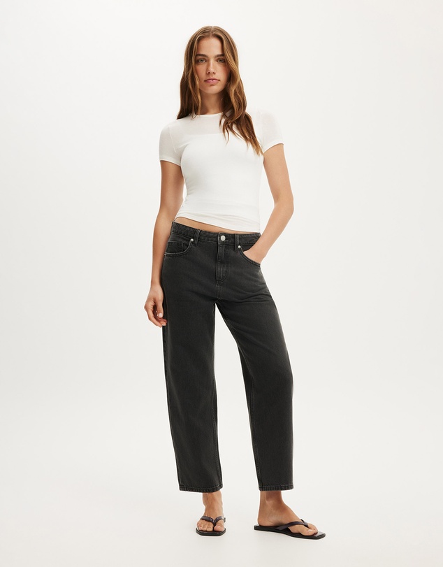 Cotton On - Straight Crop Jean